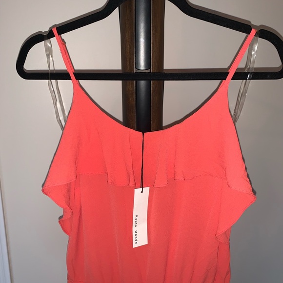 NWT Coral Romper with adjustable straps - Picture 6 of 11